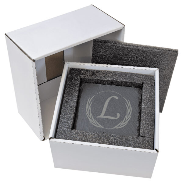 4" Slate Coaster Set-6 Piece - Image 4