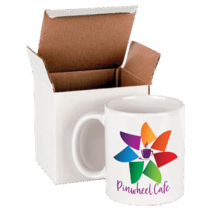 11 oz. White Sublimatable Ceramic Mug with White Box