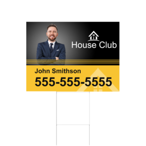 Yard Sign and H-Stake